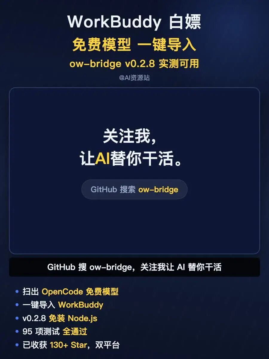 ow-bridge 导入完成的提示界面