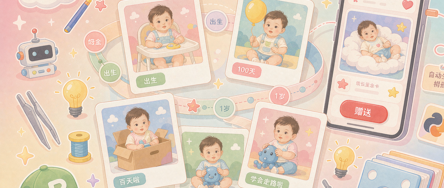Baby Album：用 React + Express 给宝宝照片做个 AI 成长相册