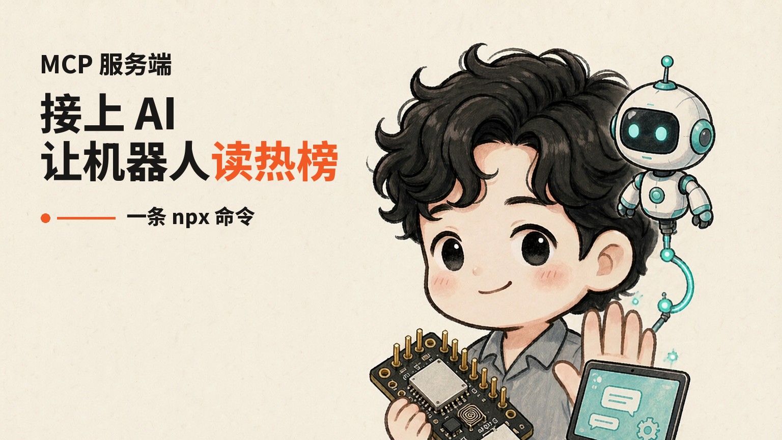 接上 AI,让机器人读热榜