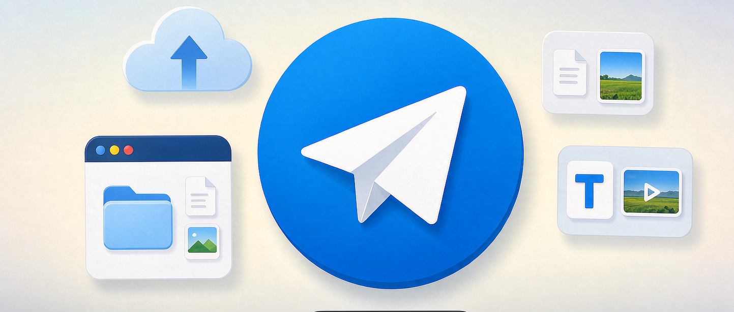 Telegram Drive：把 Telegram 收藏夹变成 5.1k star 的桌面网盘