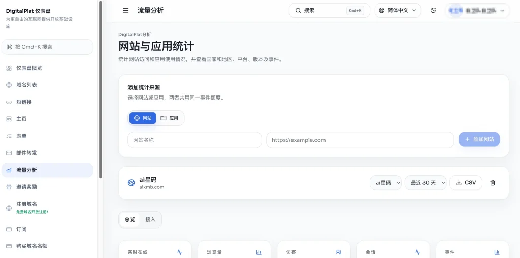 图片[5]-免费域名又来了！DigitalPlat 一站式送你域名、短链接、邮箱转发，付费功能还能零成本自己搭建！-Ai星码博客
