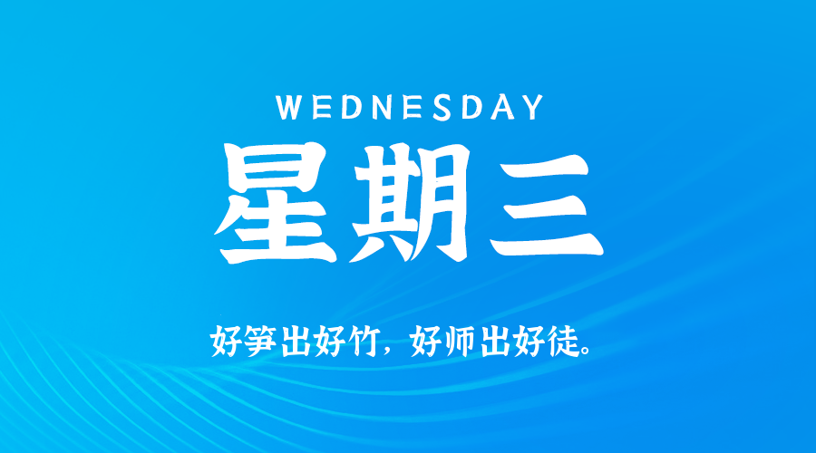 8月12日，星期三，在这里每天60秒读懂世界！