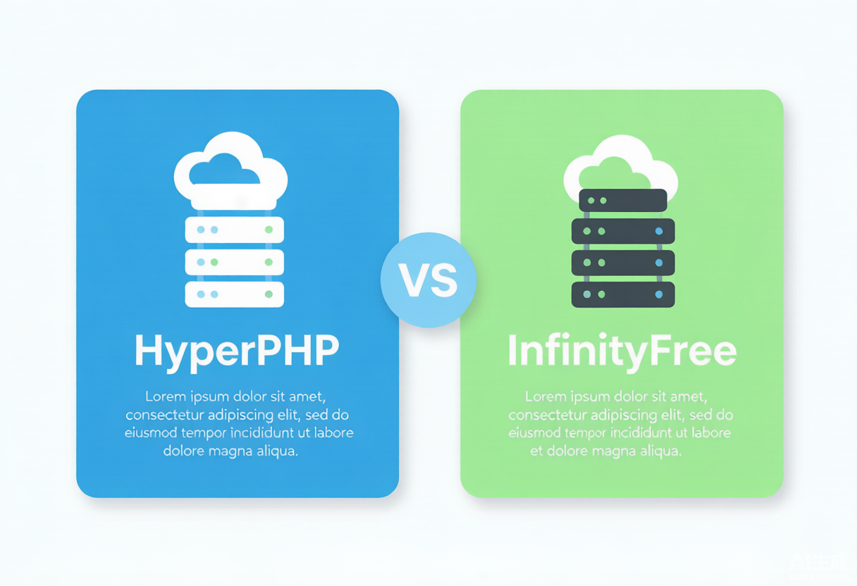 HyperPHP vs InfinityFree 深度对比 2026：两款iFastNet免费主机怎么选？