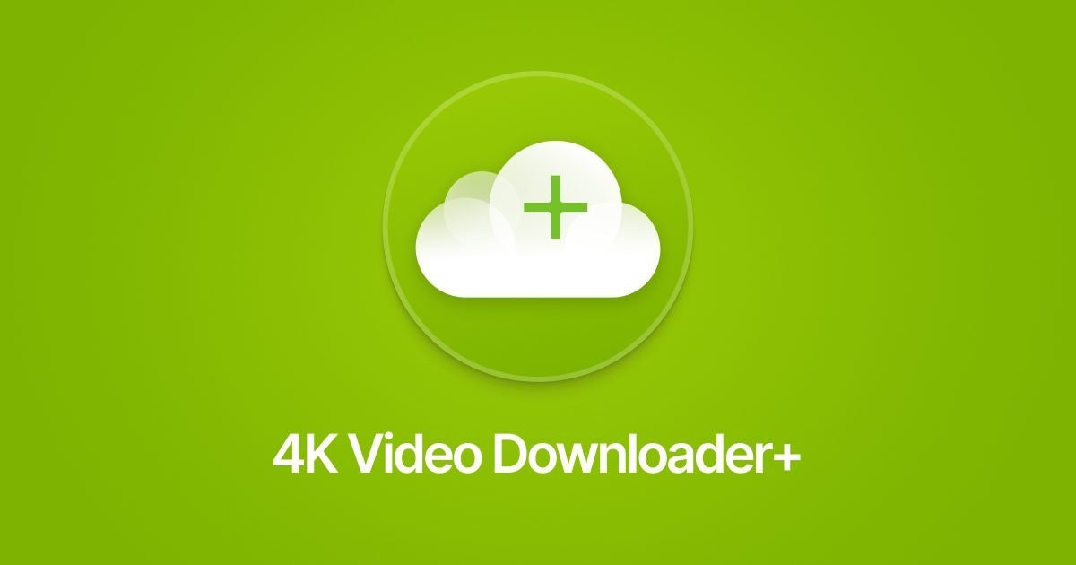 4K Video Downloader 官方产品图：商业软件，免费版有下载次数限制