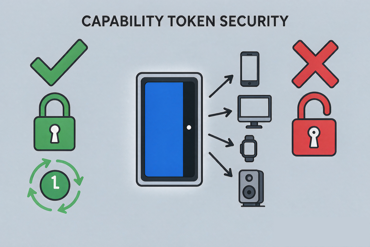 token 安全要点:ephemeral 一次性最安全,saved 持续 key 风险大