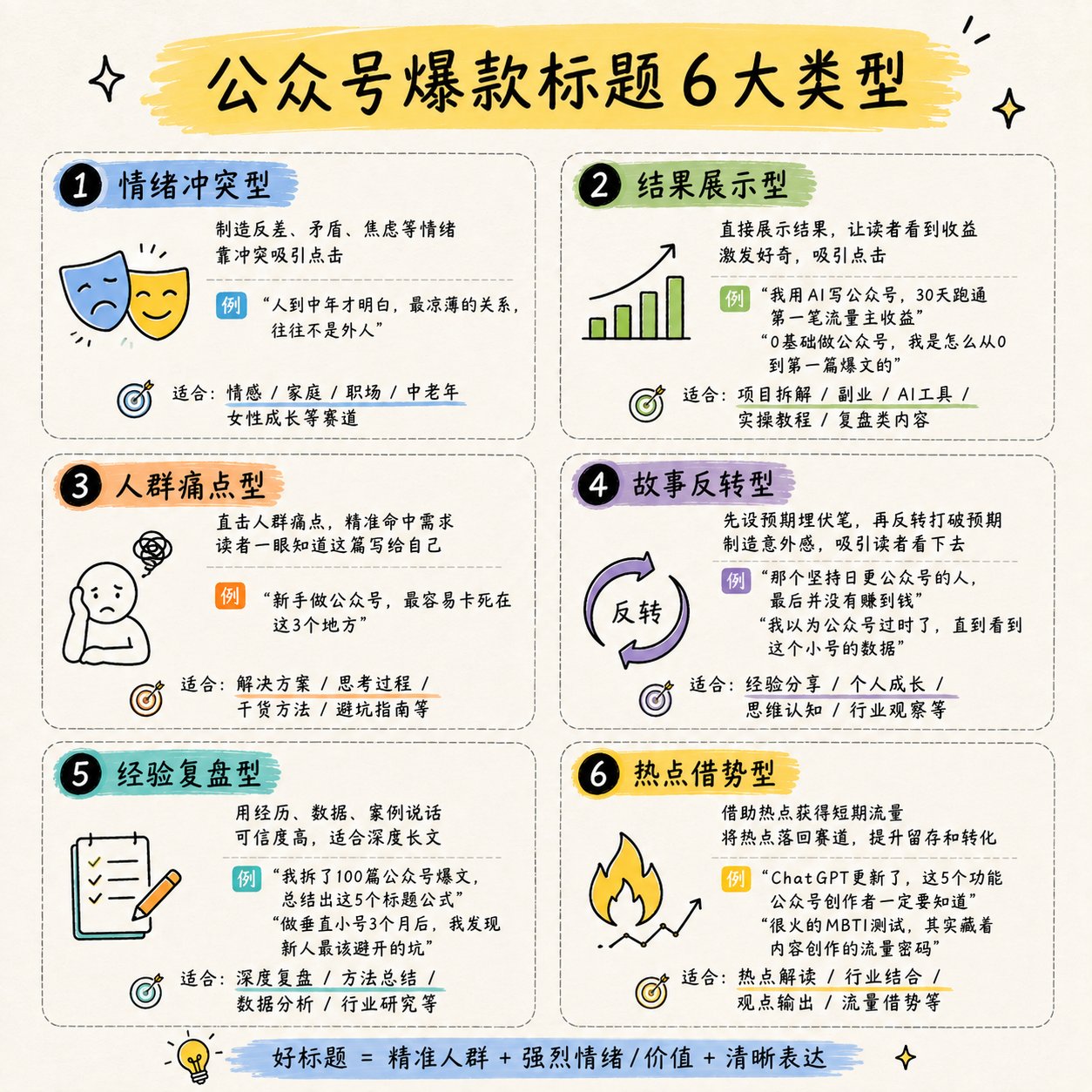 常见爆款标题类型