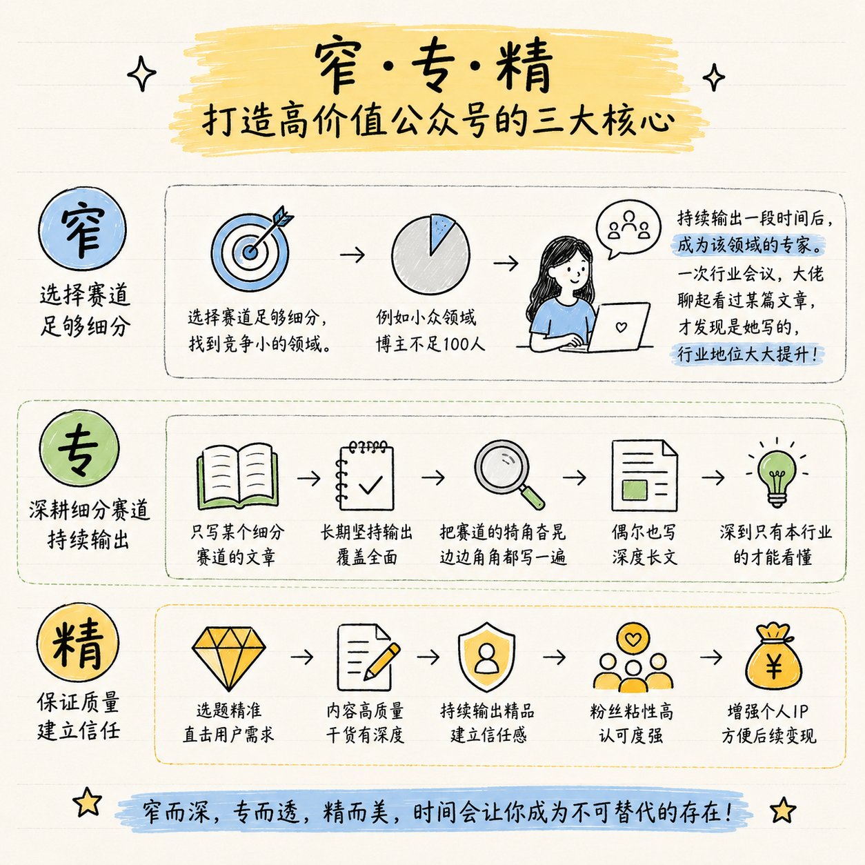 垂直小号的窄专精路径